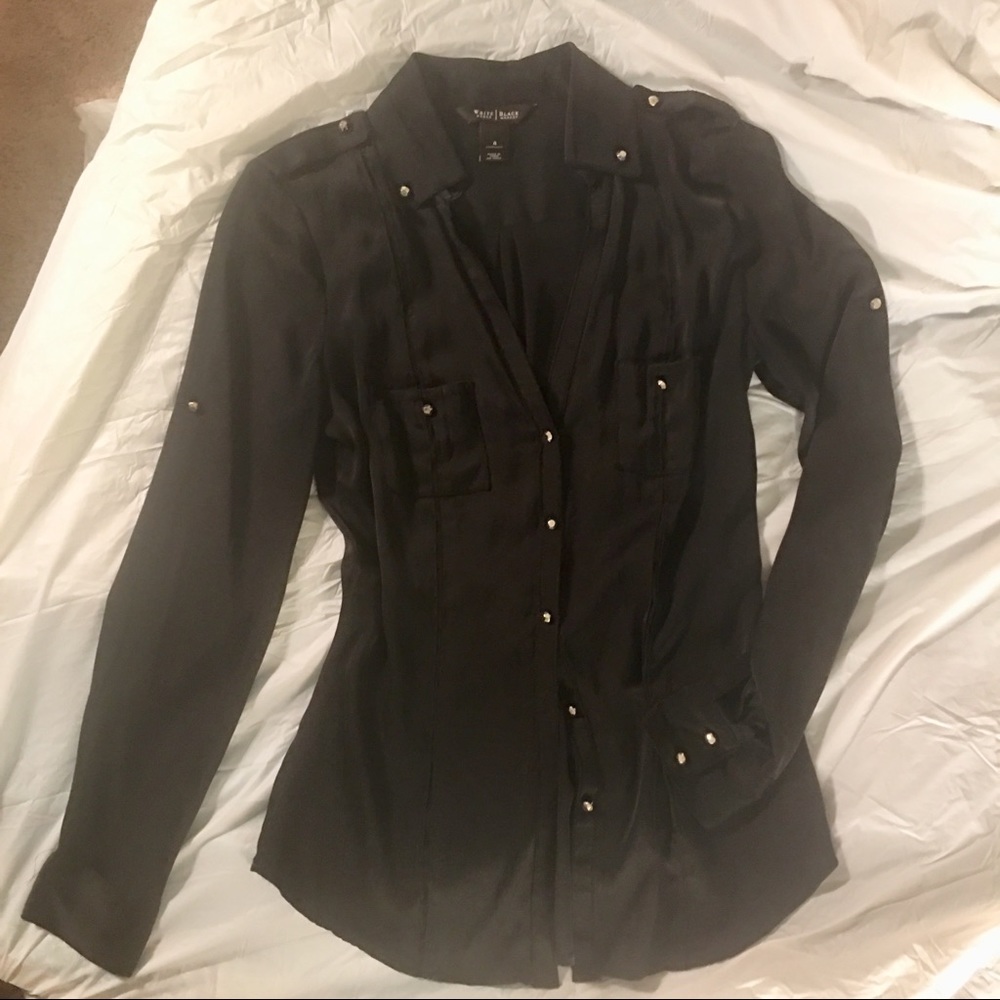 WhiteHouse/BlackMarket Long Sleeve Blouse